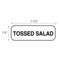 Nevs Tossed Salad Label 1/2" x 1-1/2" DIET-312 - alternate 2